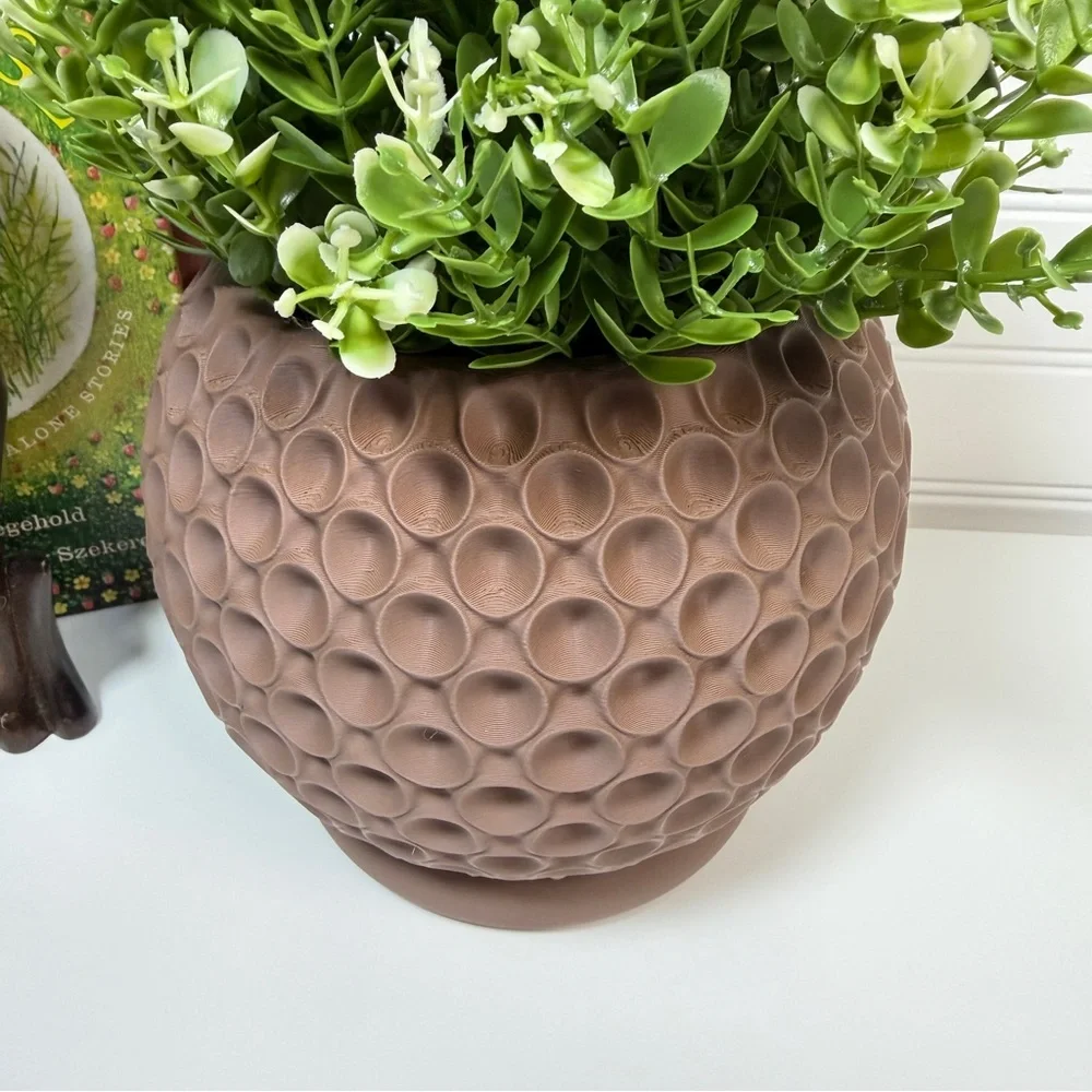 Playful Modern Planter, Bubble Planter Pot, Bubble Texture, Indoor Flower Pot